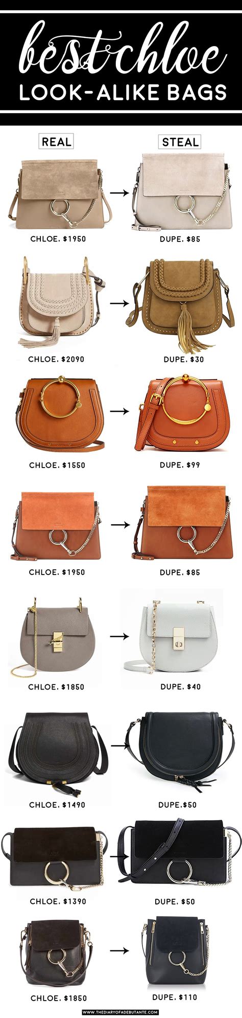 chloe milo replica|best chloe look alike dupe.